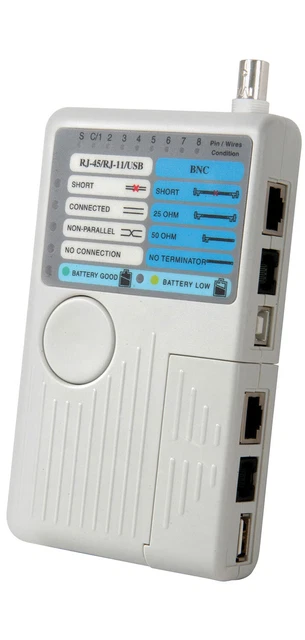 Remote Cable Tester 4 Port Mercury Tst-c1 505.993uk