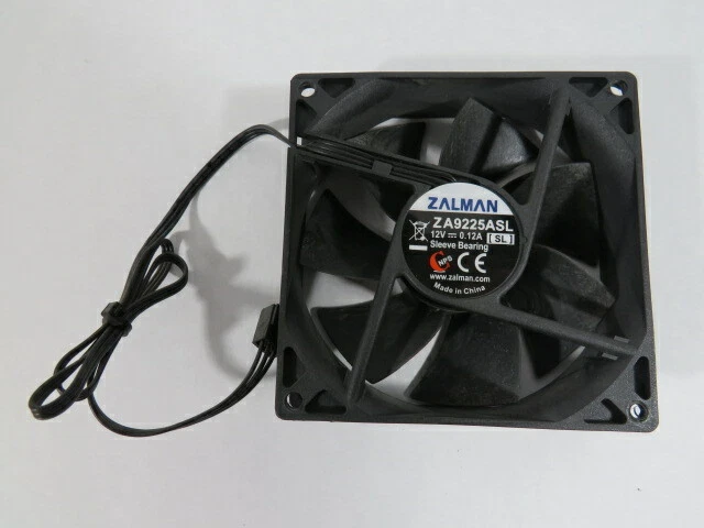 ZALMAN ZA9225ASL CASE Fan 92mm 12V 0.12A USED £13.67 - PicClick UK