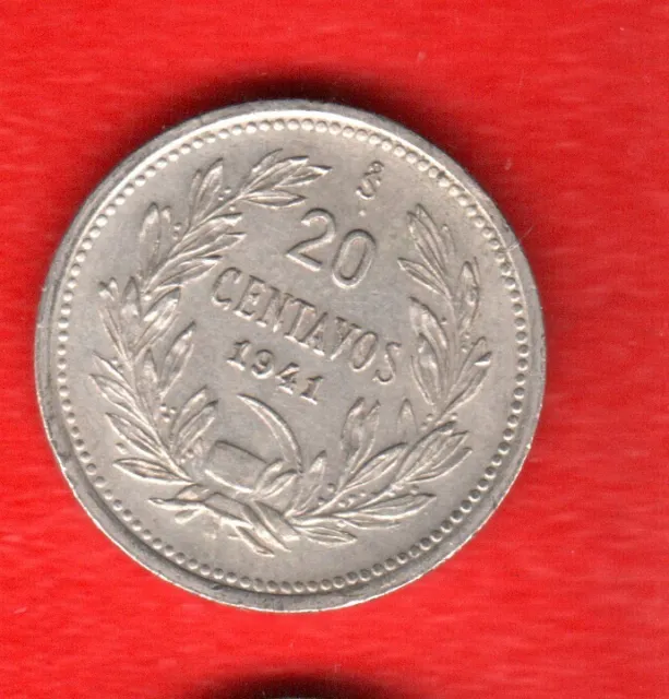 Chile 20 Cents 1941