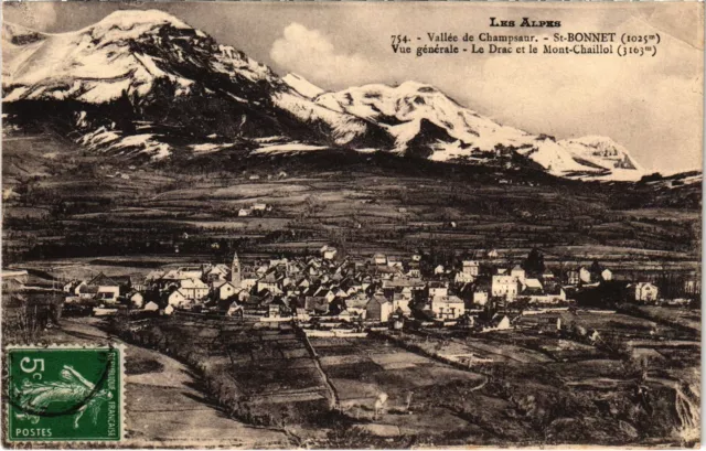 CPA Vallée de Champsaur - St-Bonnet - general view (112839)
