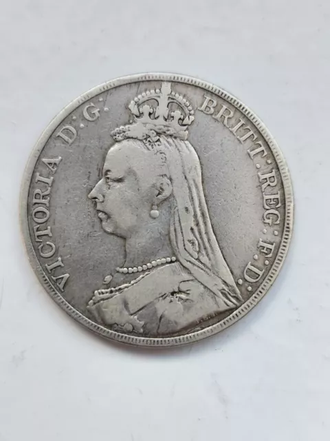 Queen Victoria Silver Crown 1889