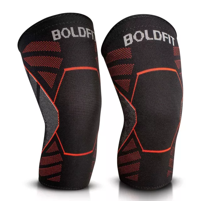 Boldfit Genou Capuchons Pour Entraînement Et Jogging, XL Taille, Set De 1 Paire