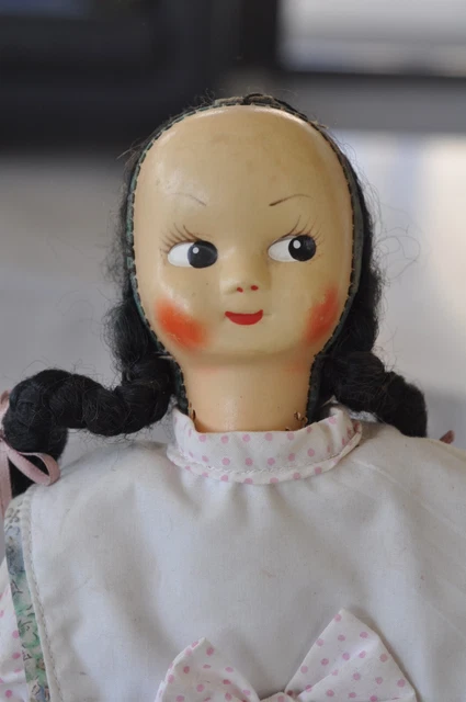 Tête de poupée ancienne, yeux bleus, vintage, Babykopf | Kaufen auf