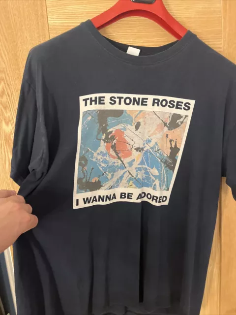Vintage Retro The Stone Roses Adored T-shirt Tee XL 90s