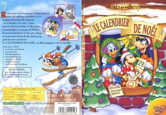 DVD Walt Disney - LE CALENDRIER DE NOËL - Mickey Donald Dingo 