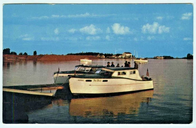 Grand Marais Harbor Minnesota MN North Shore Drive Postcard