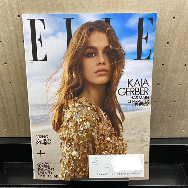 ELLE MAGAZINE FEBRUARY 2023 Kaia Gerber 2.00 PicClick