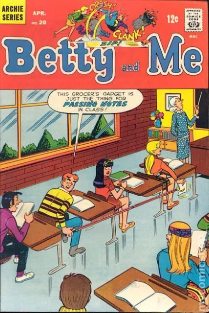Betty and Me #20 VG/FN 5.0 1969 Stock Image Low Grade