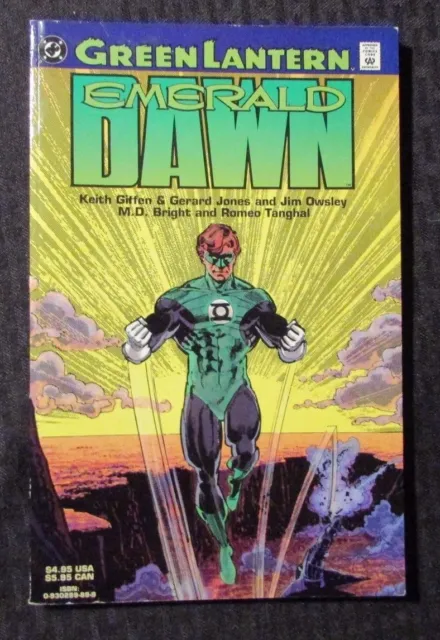 1991 GREEN LANTERN Emerald Dawn TPB #1-6 1st Printing VF+ SIGNED M.D. Bright