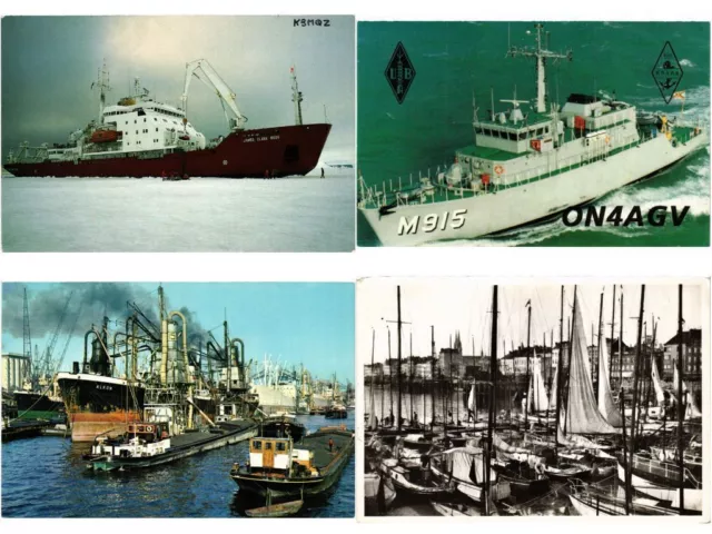 SHIPPING, BOATS, 500 POSTCARDS Mostly MODERN 1960-1990 Period (L5627)
