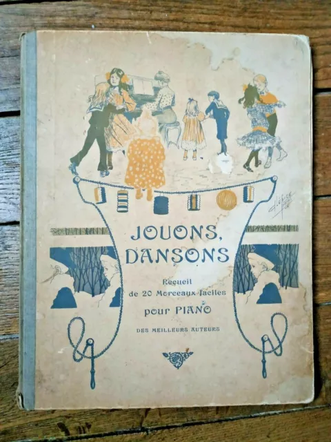 "Jouons Dansons",Morceaux Pour Piano,Clerice,Jolie Couverture,Musique,Partition