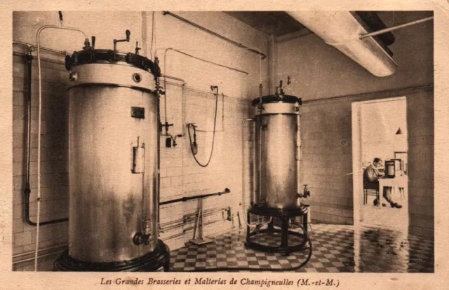 CPA 54 - MUSHROOMS (M. and M.) - Large Breweries & Malteries. Devices