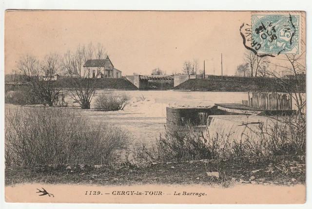 CERCY LA TOUR - Nievre - CPA 58 - le Barrage