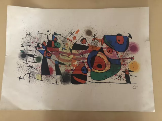 Original Miro Lithographie