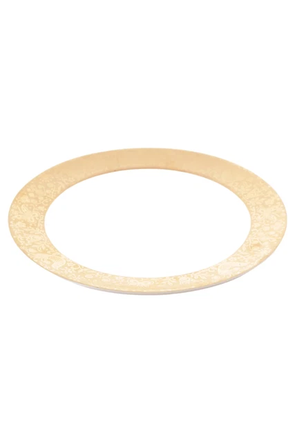 HEINRICH PORZELLAN Frühstücksteller weiß Ø 19 cm Goldrand