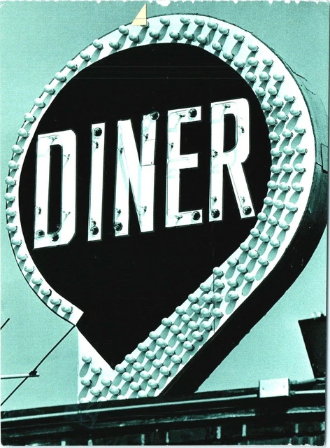 Ralph's Chadwick Square Diner Diner Worcester, MA Oversized Postcard - E7D-4