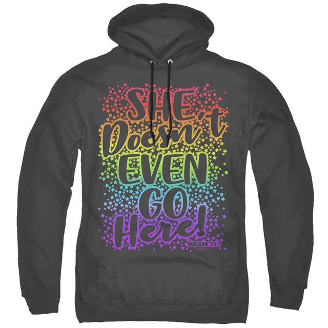 Mean Girls Non Ha Go Here Autorizzato Adulti Pullover con Cappuccio