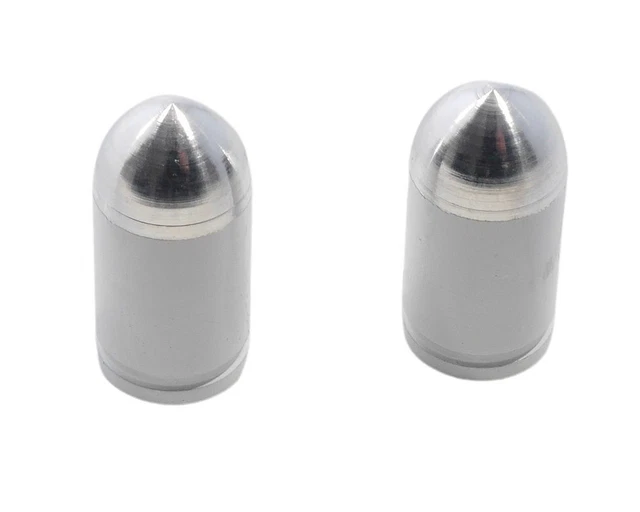 Kit de capuchons de valve STR8 Bullet, blanc - 2 pièces