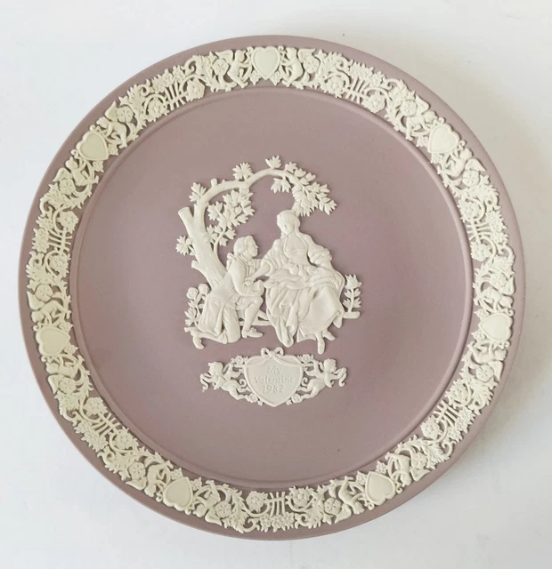 Wedgwood Jasperware Liac Piastra il Mio Valentine 1982
