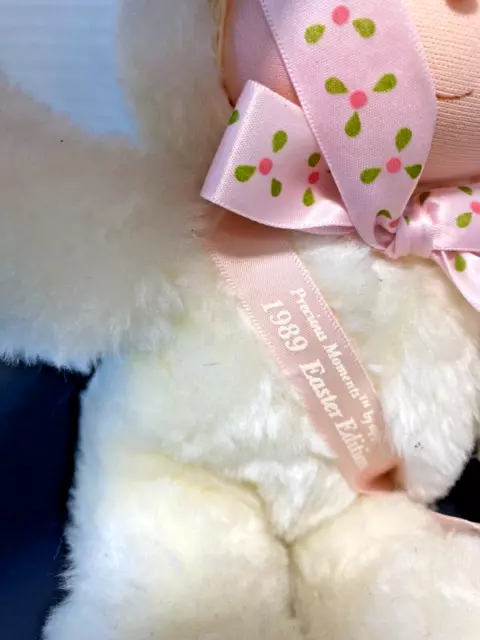 Vintage Precious Moments Plush Doll Honey Bunny Applause 1988 Easter w Tags 2