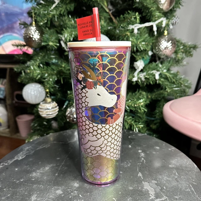 2024 STARBUCKS YEAR of the Dragon Lunar New Year Tumbler 24oz Cold Cup