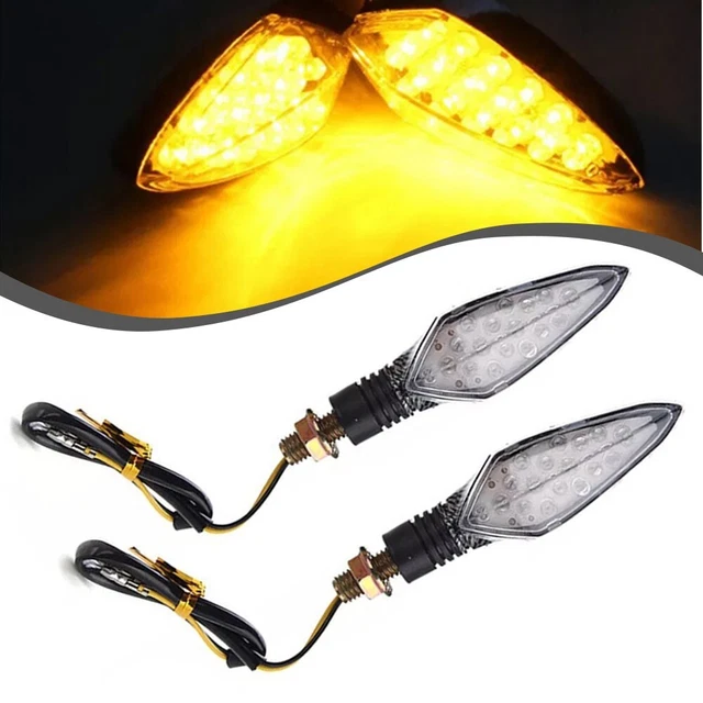 4Pcs Indicateurs De Moto Feux Du Signal De Virage Fluide
