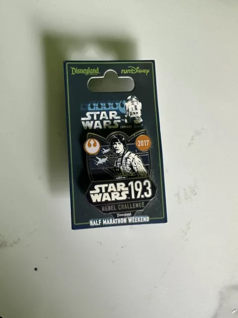 RUN DISNEY 2017 STAR WARS Rebel Challenge PIN Disneyland RunDisney 19.3