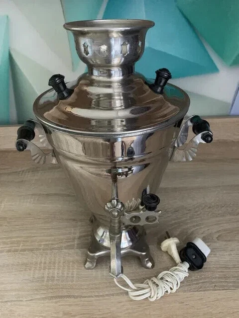 Soviet Vintage Electric Kettle Samovar 2.5L The USSR (1983) Neverused