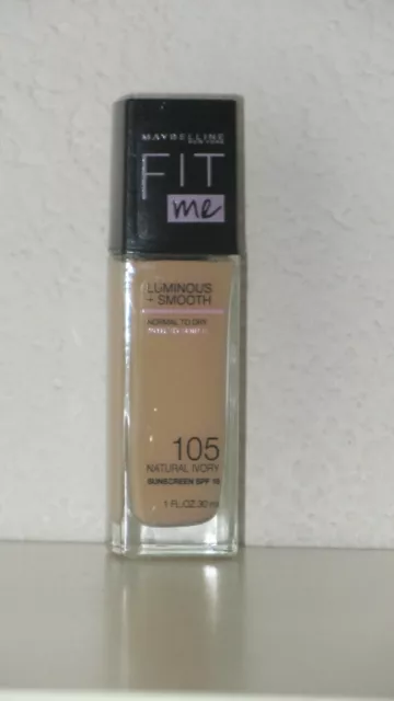 Maybelline New York Fit Me Make Up Luminous & Smooth Nr. 105 SPF 18 30ml **NEU**