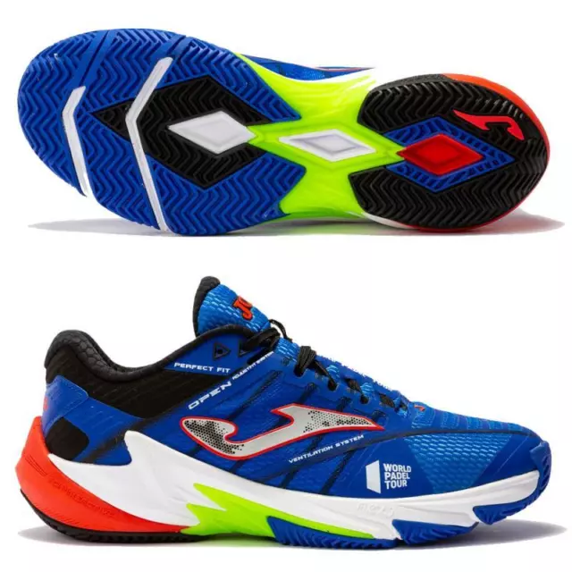 Chaussures de Tennis Homme Padel JOMA T. Open 2204 Royal Red - TOPENS2204P