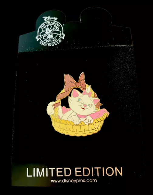 Disney Shopping Marie Aristocats Easter Basket Pin LE 250 2010 NOC 2