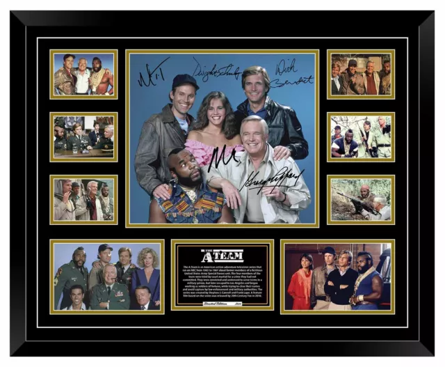 The A-Team Tv Series A Team Mr T Signed Limited Edition Framed Memorabilia 3