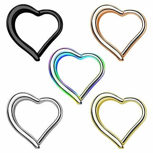 Piercing A Cerchio Per Cartilagine, Daith, Setto, Elica, In Acciaio - Foto 13