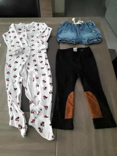 LOT   VÊTEMENTS BÉBÉ FILLE  12/18 mois