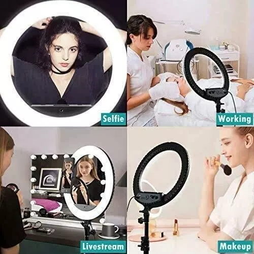 Anillo De  Luz Led Aro 10" Para Fotografía Maquillaje Video Con Trípode Tik Tok