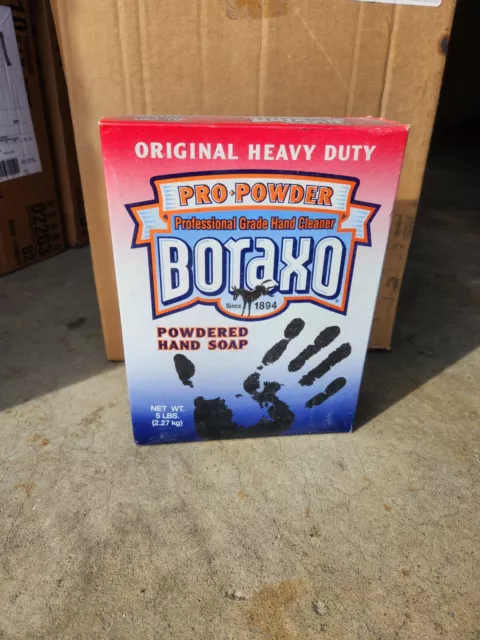 BORAXO POWDERED HAND Soap Original Heavy Duty Pro Powder 5 LBS $80.00 -  PicClick