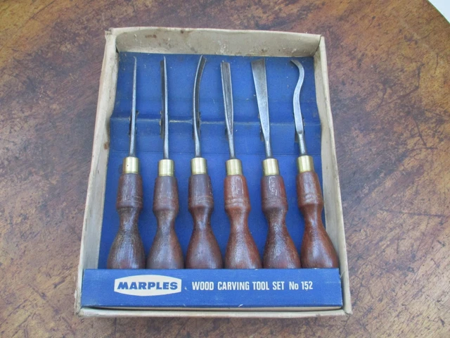 6 X VINTAGE Marples Wood Carving Tools no 152 £43.80 - PicClick UK