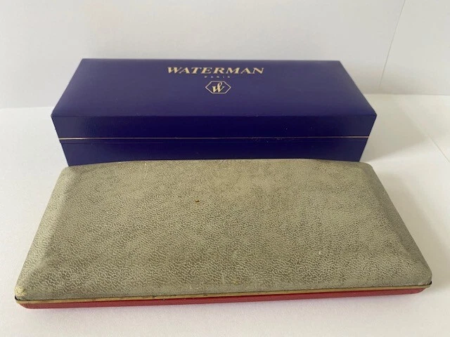 2 Boîtes / écrin Vides Waterman Pour Stylo Jif - Vintage, Parfait Pour Collection Ou Rangement