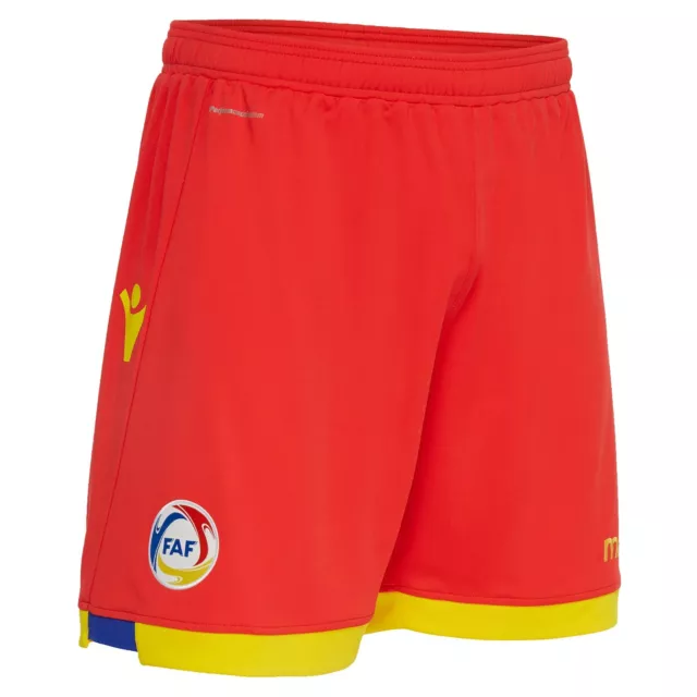 170/57 Macron Federation Andorrana Of Football Shorts Home Shorts