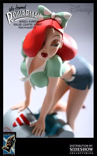 Jessica Rabbit roller coaster statue Electric Tiki Sideshow