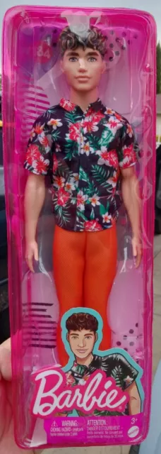 Mattel Brunette Ken Doll, Spring Outfit From Barbie Fashionistas Line Doll!