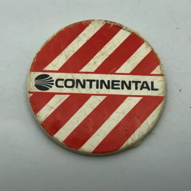 Vtg Stoffel Seals Continental Airlines Minor Pin Badge Button Rough AS IS  P9
