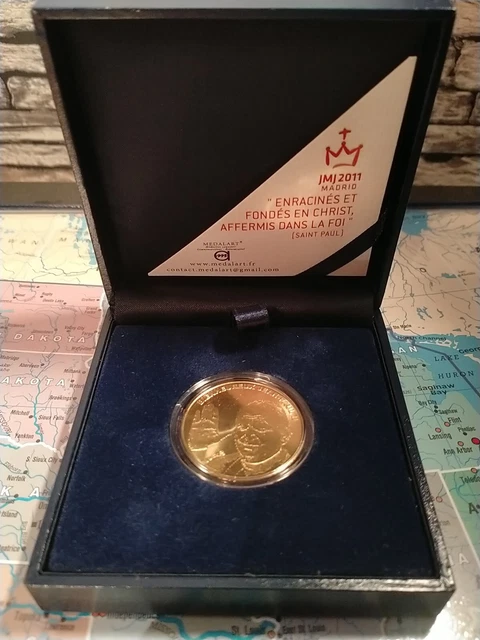 1154829] Vatican, Médaille, Le Pape Jean-Paul II, 2011, SPL+, Cupro-nickel