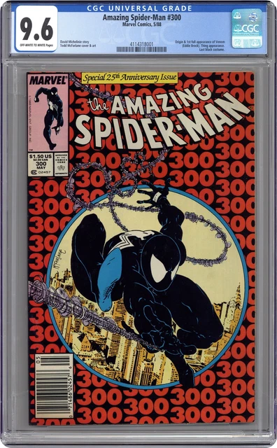 Amazing Spider-Man #300 CGC 9.6 Newsstand 1988 4114318001 1st full app. Venom