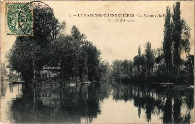 CPA La Varenne La Marne et la pointe de l'Ile d'Amour (1347754)