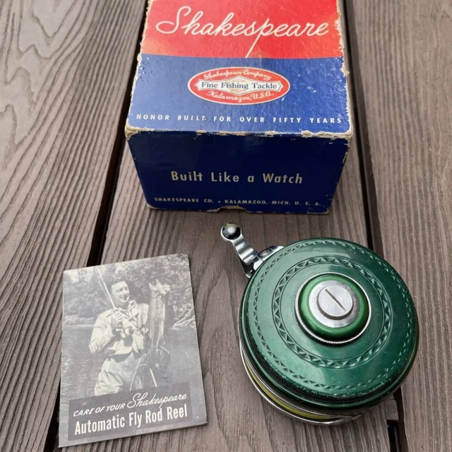 VINTAGE 1950`S SHAKESPEARE FLY REEL フライ 1950 S VINTAGE Shakespeare Automatic Fly Reel $216.93