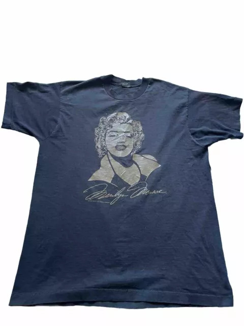 Vintage Marilyn Monroe Shirt Adult Large 1989 Gold Screen Stars Best 80's Estate