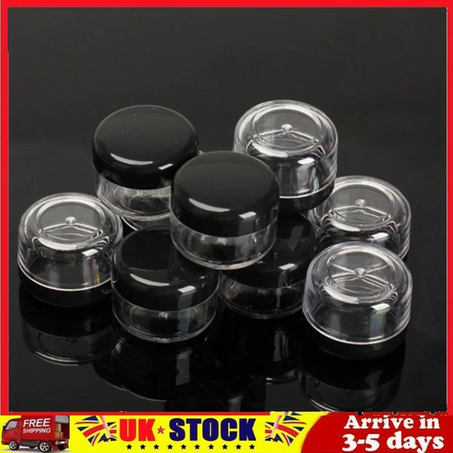 10PCS Cosmetic Empty Pots Small Tiny 5g/ml Eyeshadow Cream Lip Balm Container