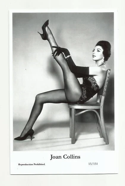 (Bx14) Joan Collins Swiftsure Photo Postcard (15/151) Filmstar Pin Up Glamor