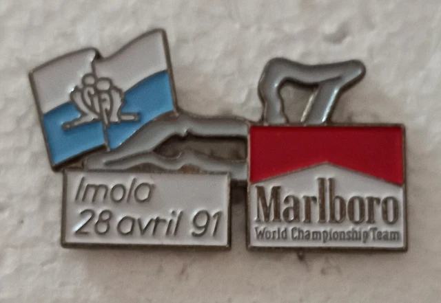Pin's F1 Honda Marlboro - Ayrton Senna, Rare, Collectionneur, Occasion